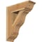 Ekena Millwork Funston Traditional Rough Sawn Bracket w/ Offset Brace, Western Red Cedar, 8"W x 24"D x 28"H BKT0806X24X28FST01RWR - alternate 1